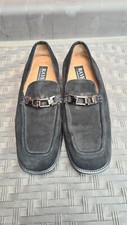 Ravel Black Suede Loafer Style