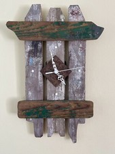 Handmade Driftwood Clock, Wall