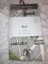 Harrods West End Map Apron Organic Cotton