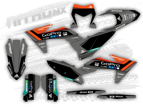 Graphics kit fits ktm - graphics,