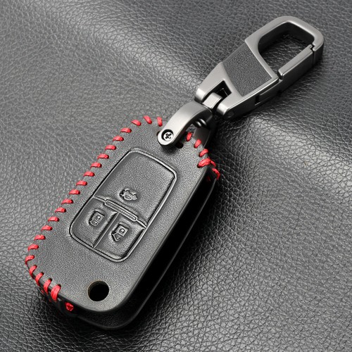Leather key holder opel - key,