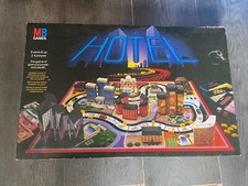 Vintage MB Games HOTEL Board Game circa 1986 Not Sure If Complete