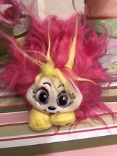 Shnooks soft toy, cuddly, pink yellow, zuru, 7 inch, fluffy