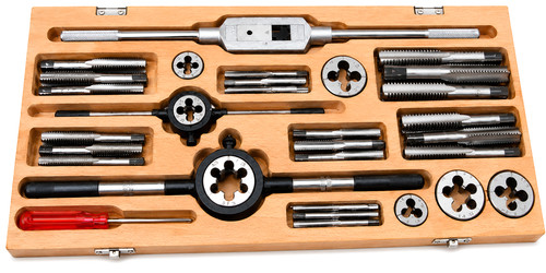 Tap round die - tap, to