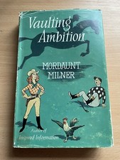 Vaulting Ambition By Mordaunt Milner 1962 vintage horse riding novel  hardback