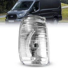 WING MIRROR INDICATOR LENS CLEAR LEFT SIDE PASSENGER FOR FORD TRANSIT MK8 UK