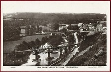 RP Torrington View from LSWR railway station real photo postcard Devon