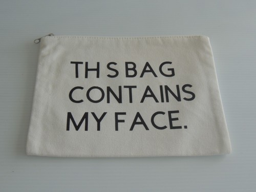 This bag contains face - my,