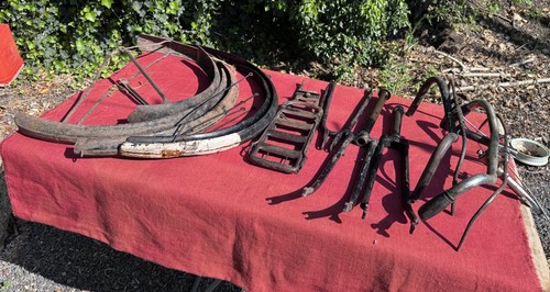 Vintage bicycle parts bundle - parts,