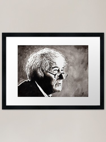 Seamus heaney art print poet - |,