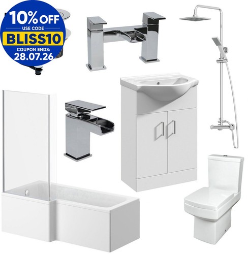 Complete bathroom suite - bathroom,