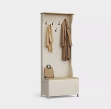 Cream Coat Stand with Shoe