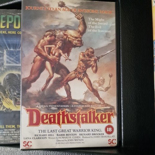 Deathstalker vhs tape big - deathstalker,
