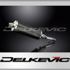 Yamaha XT250 Serow 2008-2019 350mm OVAL CARBON BSAU SILENCER EXHAUST KIT