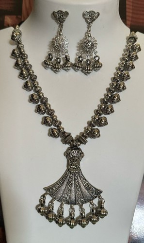 Asian silver oxidised ethnic - asian,