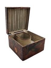 Antique French Pyrography Wood