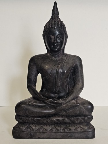 Vintage resin buddha statue - vintage,