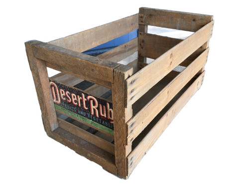 Desert ruby wood crate fruits - wood,