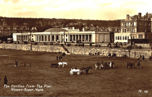 Rppc weston super mare the - rppc, weston-super-mare