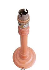 Vintage Beech Wood Table Lamp