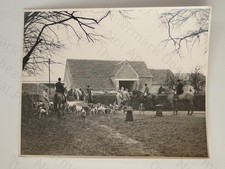 Fox Hunting Meet Hounds Riders