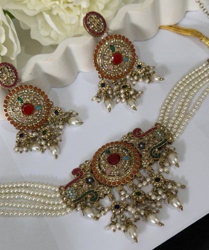 Indian jewellery choker set - indian,