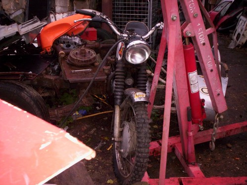 Bsa a65 trials sidecar - a65,