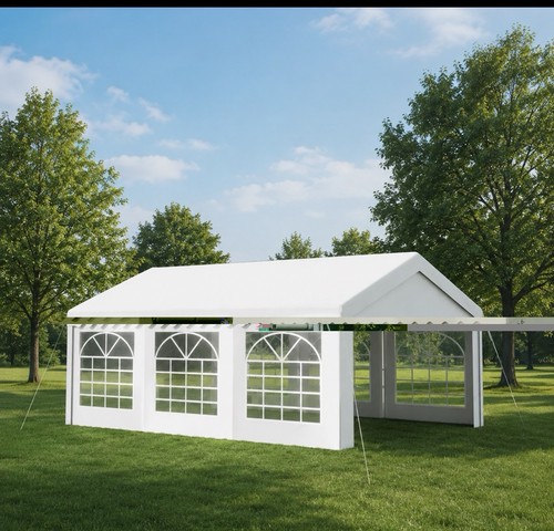 White party wedding - white, marquee
