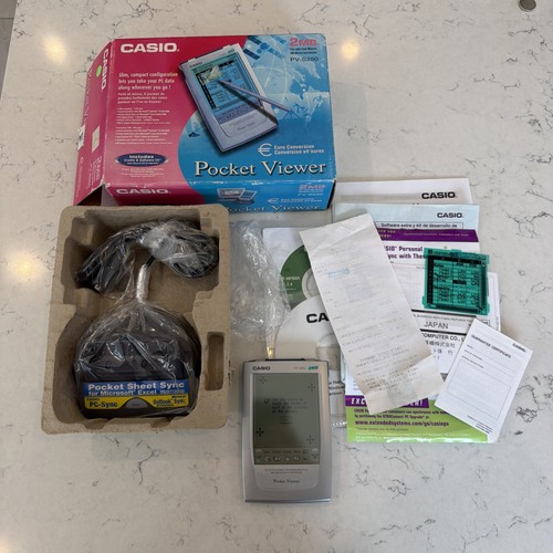 Casio 200 pocket viewer - casio, pv-200