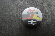 Rail Riders Railway Pin Badge Button (L6B)