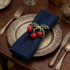 NEW Cherry Shape Metal Napkin