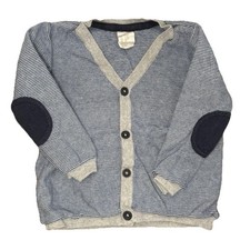 H&M Baby Boy Blue Gray Striped