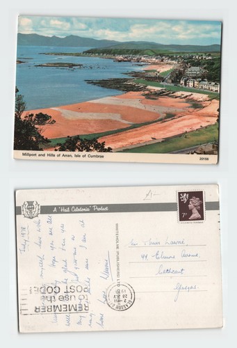 Vintage postcard millport - vintage,