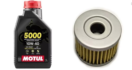Oil filter and 10w40 - oil, for