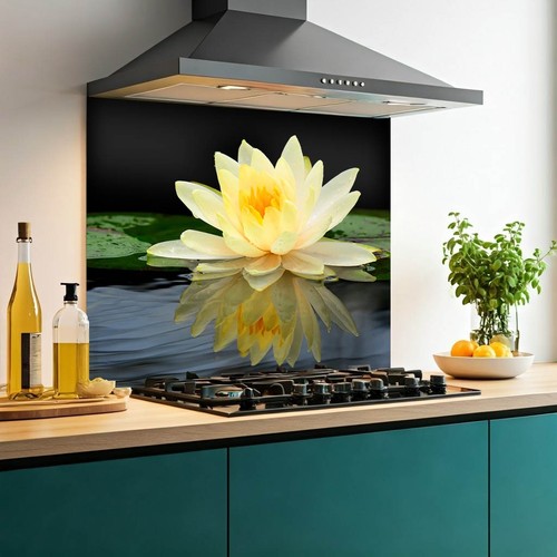 Printed glass kitchen - printed,