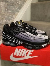 Mens UK10 Nike Air Max Plus TN3 Tuned Grey Black White UK 10