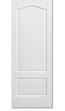 3x LPD Solid White Primed Kent Doors