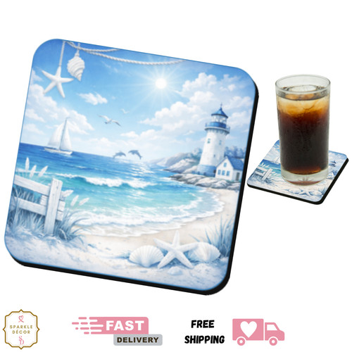 Coasters coastal nautical - coasters,