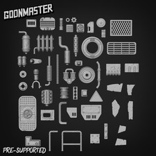 Junk Yard Pack 1 - Basing Kit/ Basing Bits/ Tufts/ Model Scenery/ Goon Master