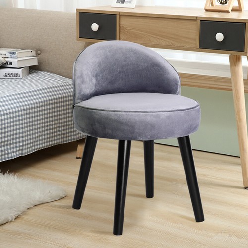 Upholstered vanity stool - vanity,