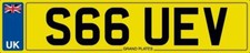 SUE SUSAN NUMBER PLATE S66 UEV