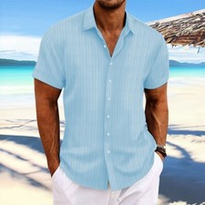 Mens Buttons Down T Shirt