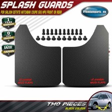 2x Black Universal Splash Guards MudFlaps for Mercedes Benz All A C S Class