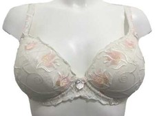 Ivory pink bra underwired - bra,