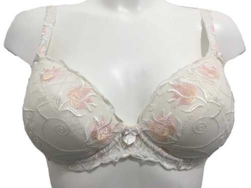 Ivory pink bra underwired - &,