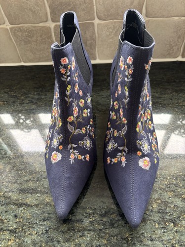 Women navy faux suede - faux,