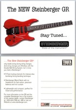 Continental Steinberger GR Guitar Advertisement Postcard