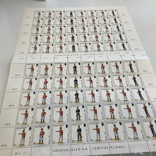 Guernsey stamps full sheet - stamps,