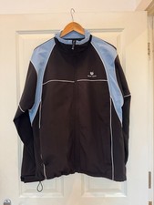 Men's Palm Grove Zip Up Golf Jacket - Blue and Black Colourway - Size M