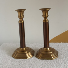 Vintage brass candlesticks